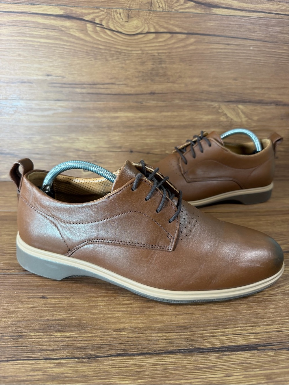 amberjack The Original Men’s Shoes Oxfords Brown‎ Leather Size 9